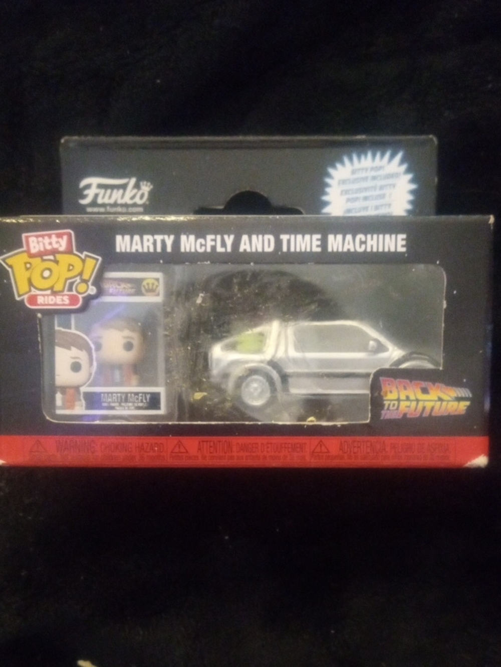 Funko Bitty Marty McFly And Time Machine Collectible